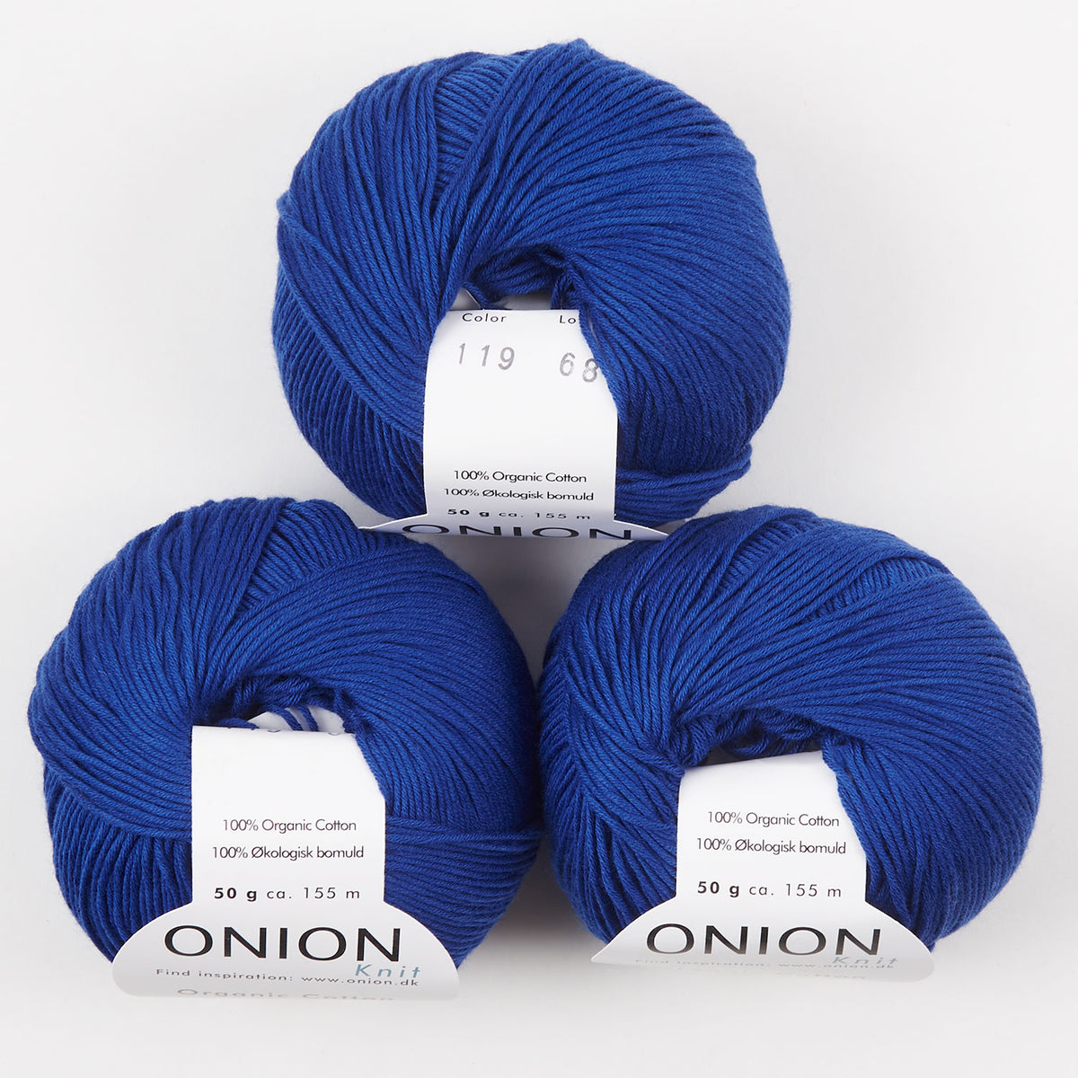 ORGANIC COTTON - V119 BLÅ KOBOLT