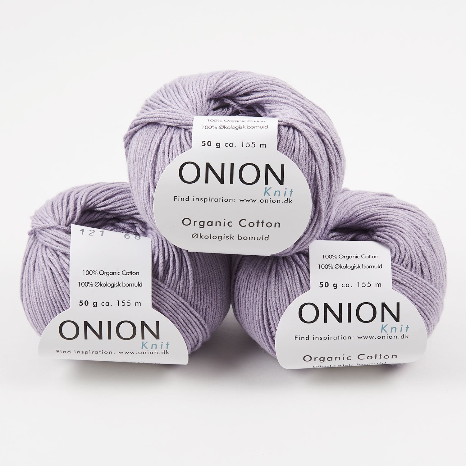 ONION ORGANIC COTTON - V121 LYS LILLA Cotton Sport purple Yarn
