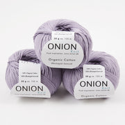 ONION ORGANIC COTTON - V121 LYS LILLA Cotton Sport purple Yarn