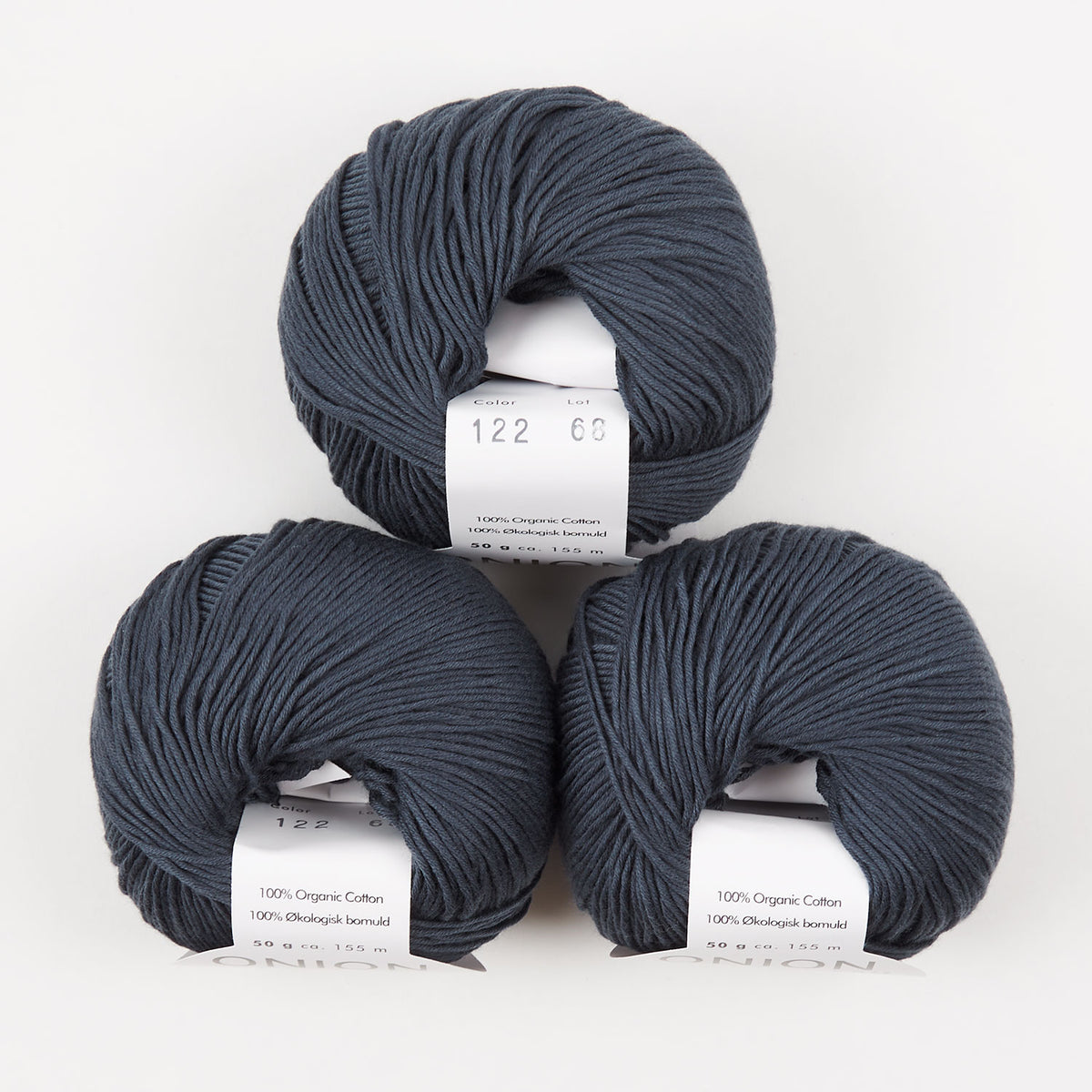 ORGANIC COTTON - V122 MØRK GRÅ