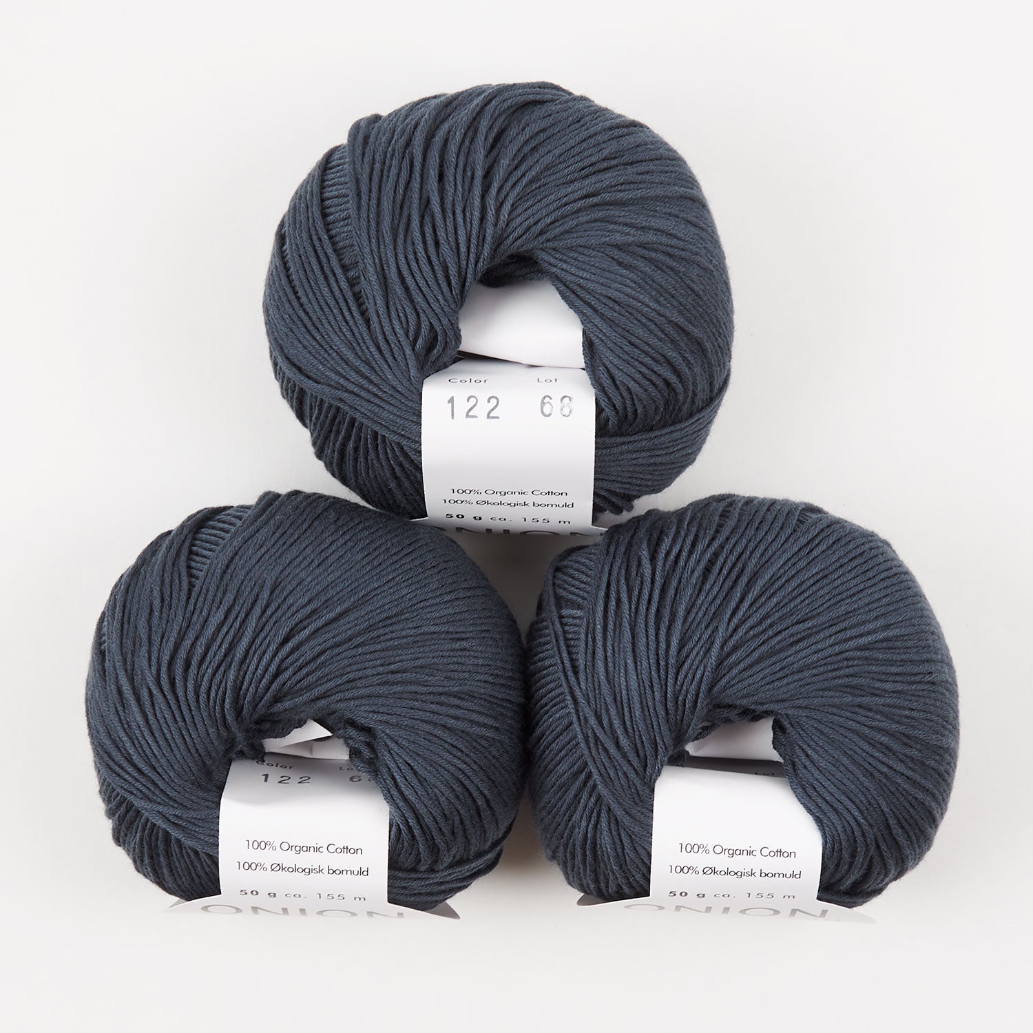 ORGANIC COTTON - V122 MØRK GRÅ