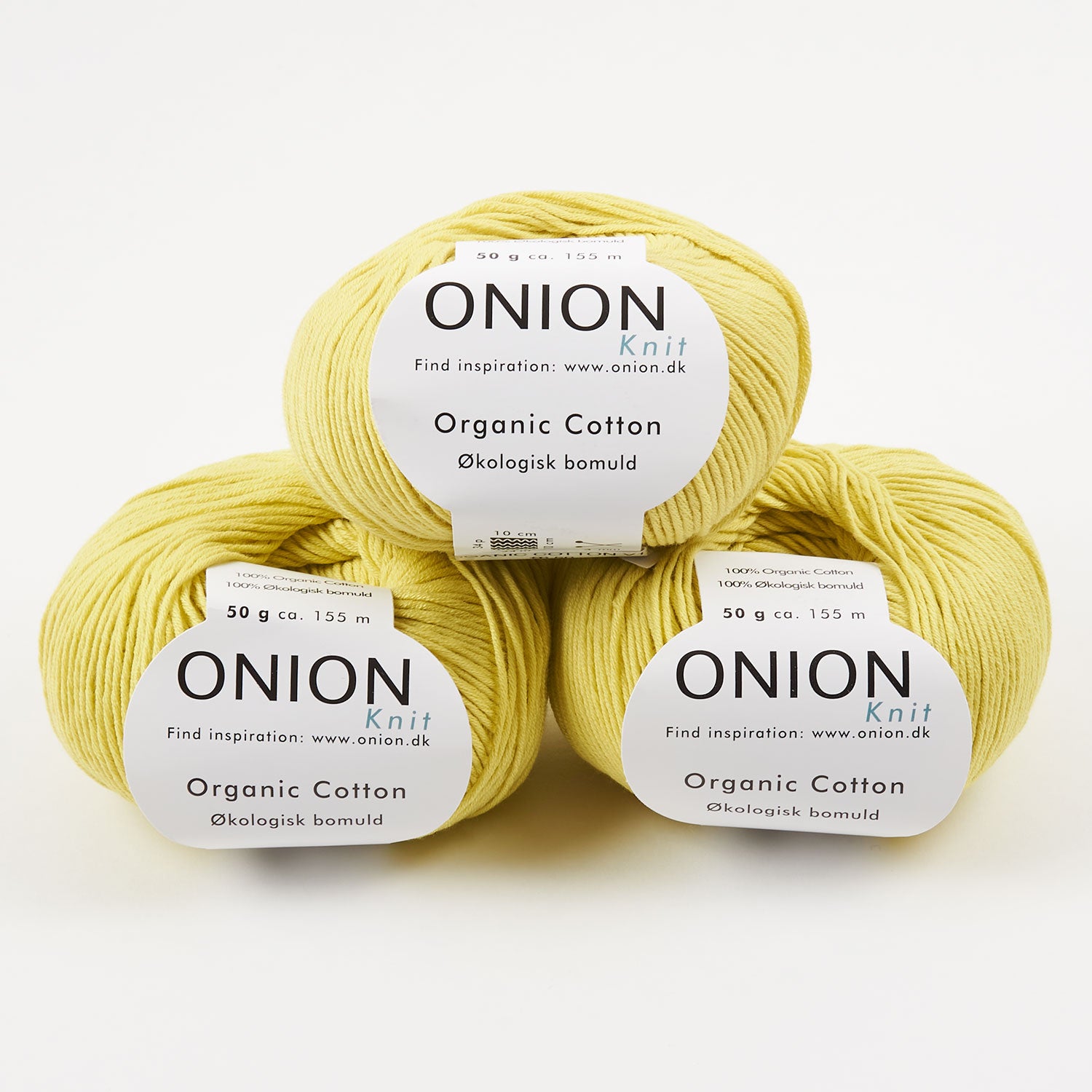 ONION ORGANIC COTTON - V123 CITRON Cotton Sport yellow Yarn