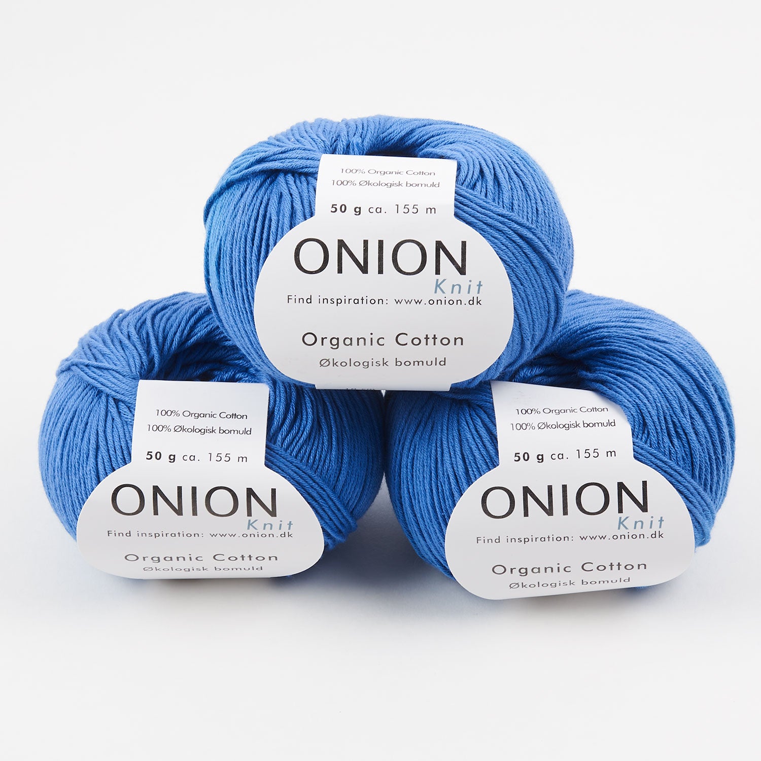 ONION ORGANIC COTTON - V124 HAVBLÅ Cotton Sport blue Yarn