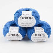 ONION ORGANIC COTTON - V124 HAVBLÅ Cotton Sport blue Yarn