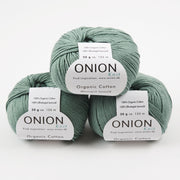 ONION ORGANIC COTTON - V130 DOUCE GRØN Cotton Sport green Yarn