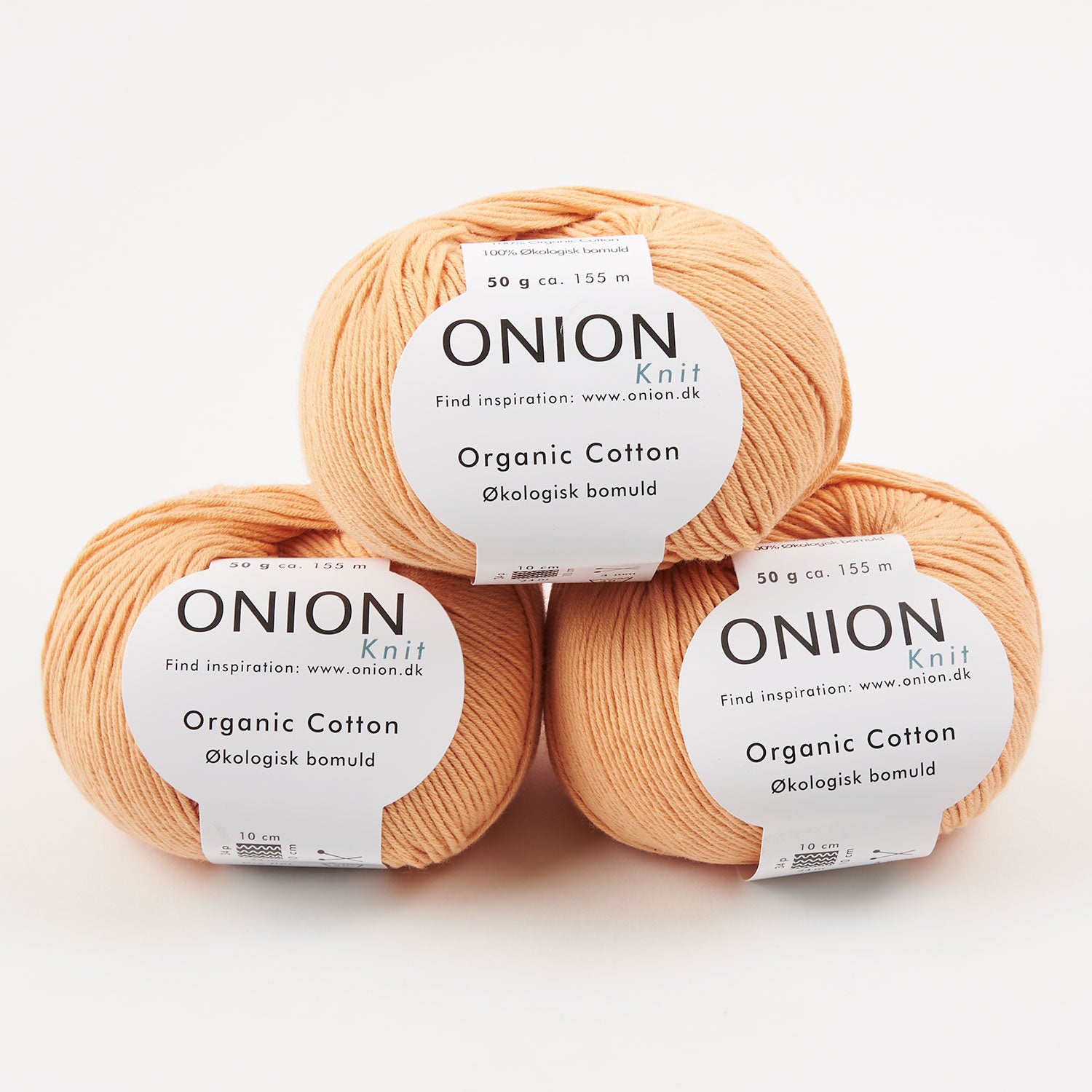 ONION ORGANIC COTTON - V132 ABRIKOS Cotton Sport peach Yarn