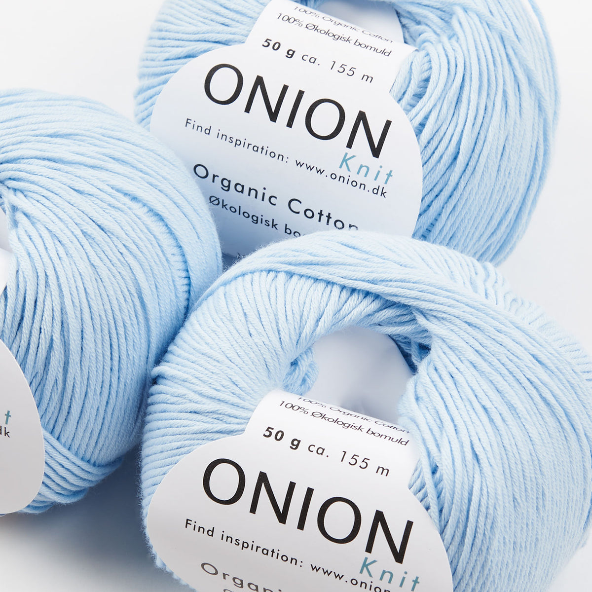 ORGANIC COTTON - V133 LYS BLÅ