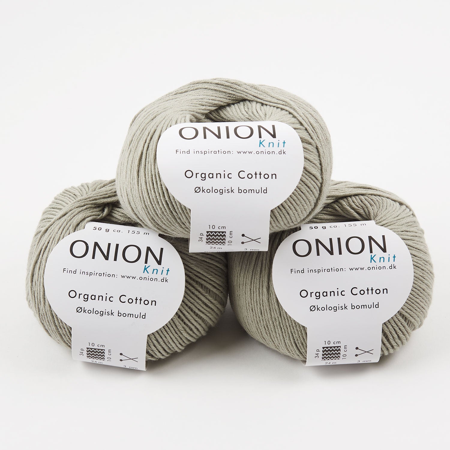 ONION ORGANIC COTTON - V134 MINTGRØN Cotton Sport green Yarn