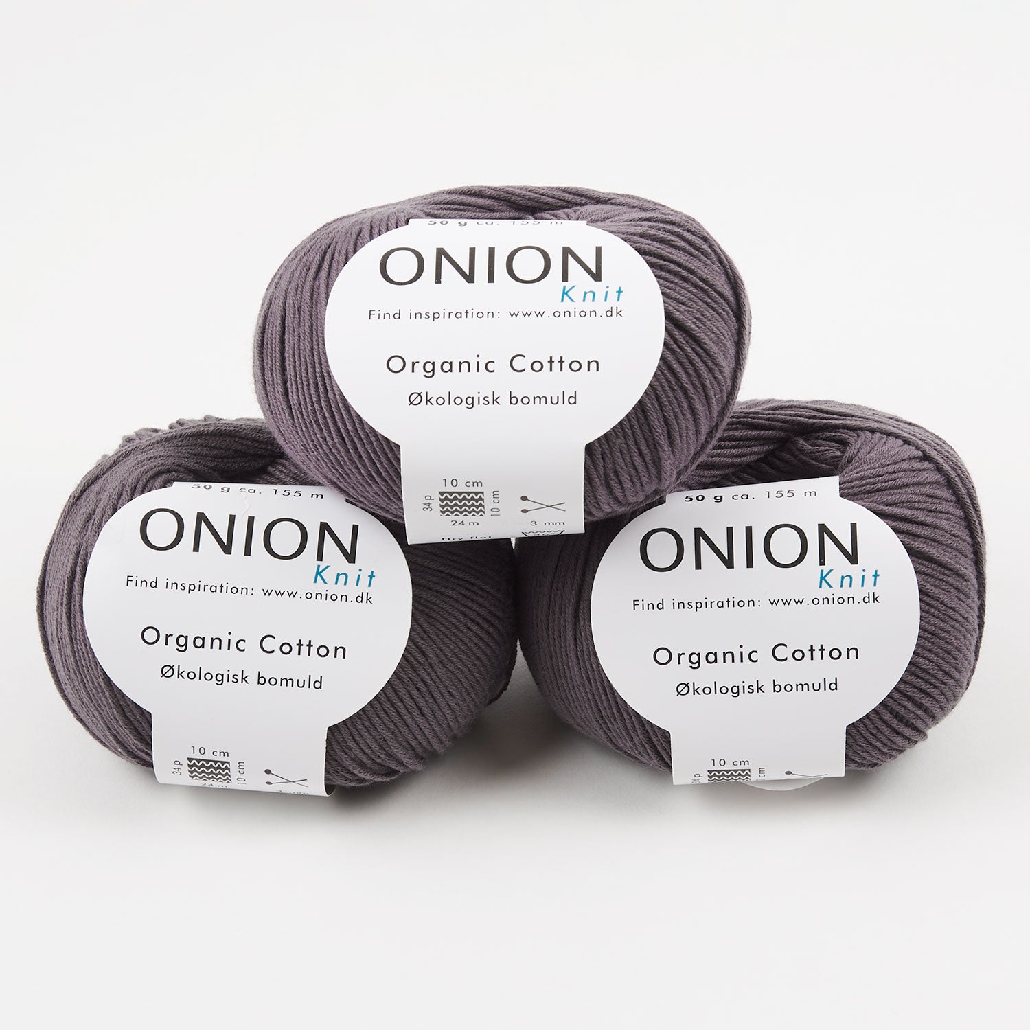 ONION ORGANIC COTTON - V143 DOUCE LILLA Cotton Sport purple Yarn