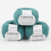 ONION ORGANIC COTTON - V148 PETROL Cotton Sport turquoise Yarn