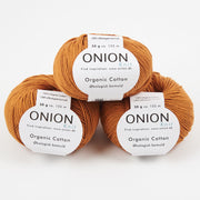 ONION ORGANIC COTTON - V151 GYLDEN Cotton Sport orange Yarn