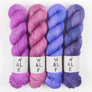 WALK Collection WILD VIOLET Merino wool DK Quick Kits