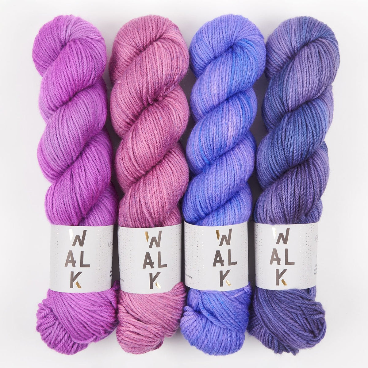 WALK Collection WILD VIOLET Merino wool DK Quick Kits