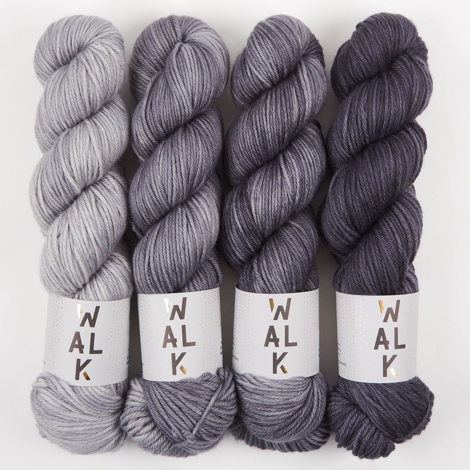 WALK Collection VOLCANIC ASPHALT Merino wool DK Quick Kits