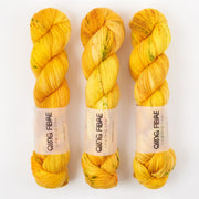 Qing Fibre DASHING SASSY - QUAKING ASPEN Merino wool Fingering yellow Yarn