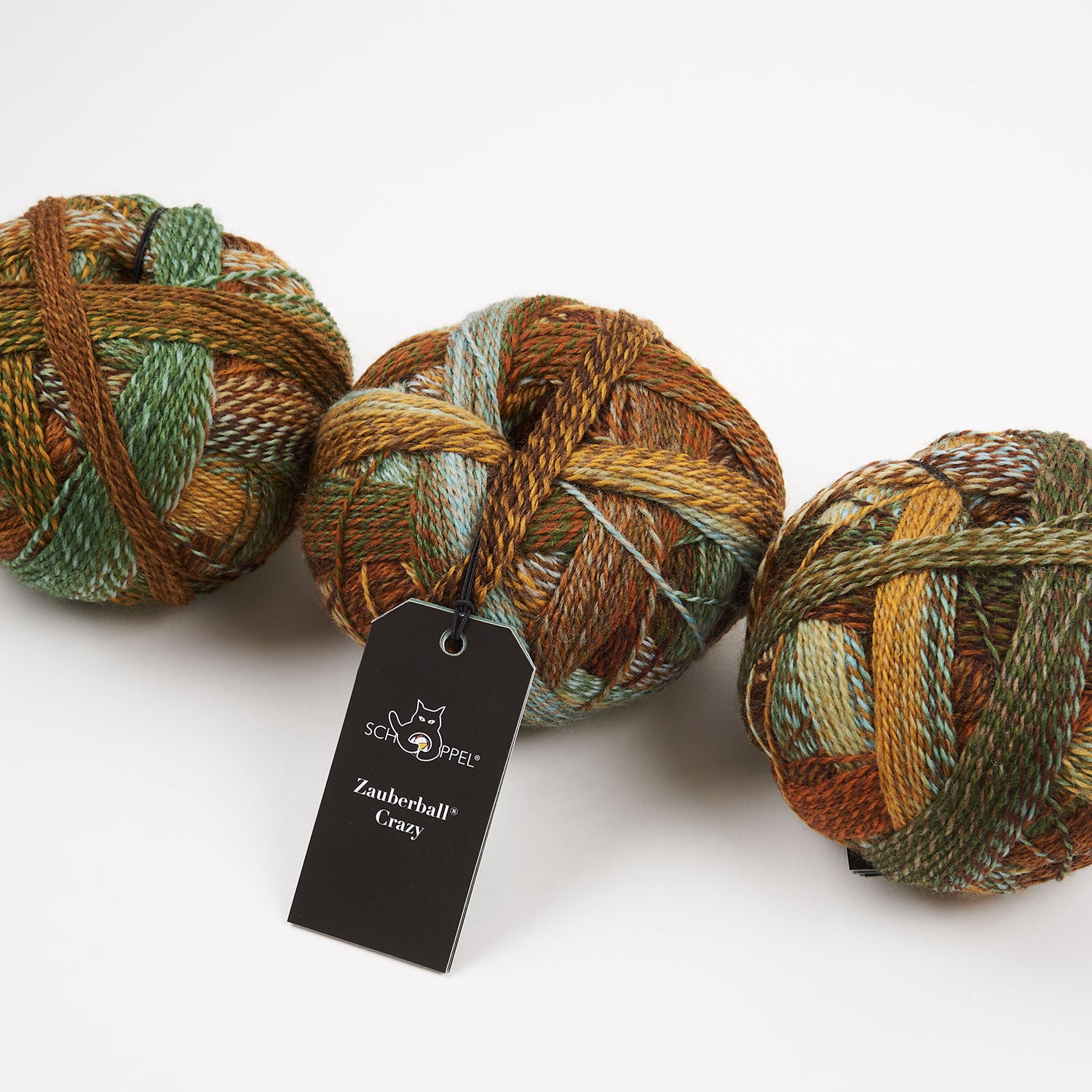 Schoppel-Wolle ZAUBERBALL CRAZY - FLUSSBETT Merino wool Nylon Light Fingering brown multicolour Yarn