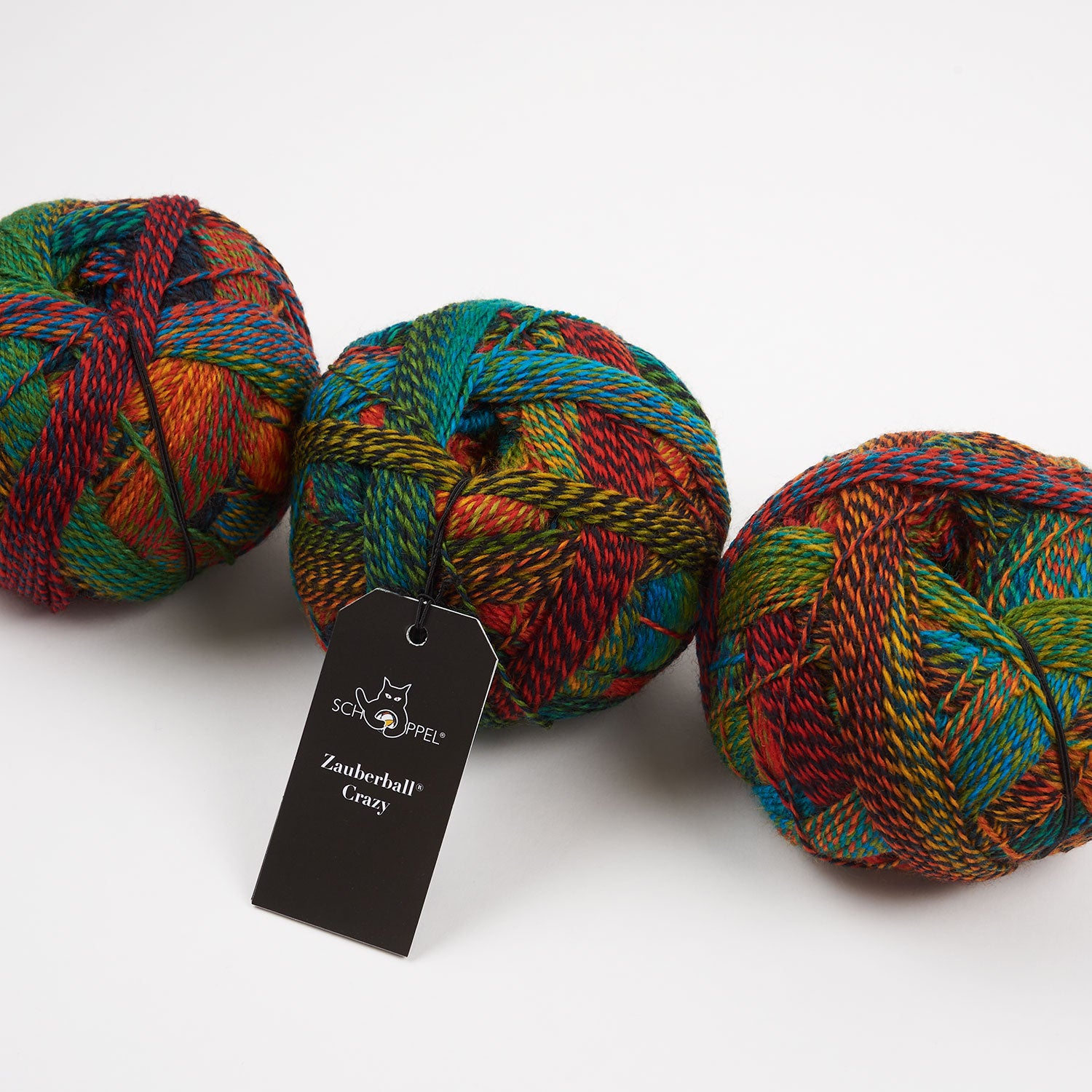 Schoppel-Wolle ZAUBERBALL CRAZY - FRISCHE FISCHE Merino wool Nylon Light Fingering multicolour Yarn