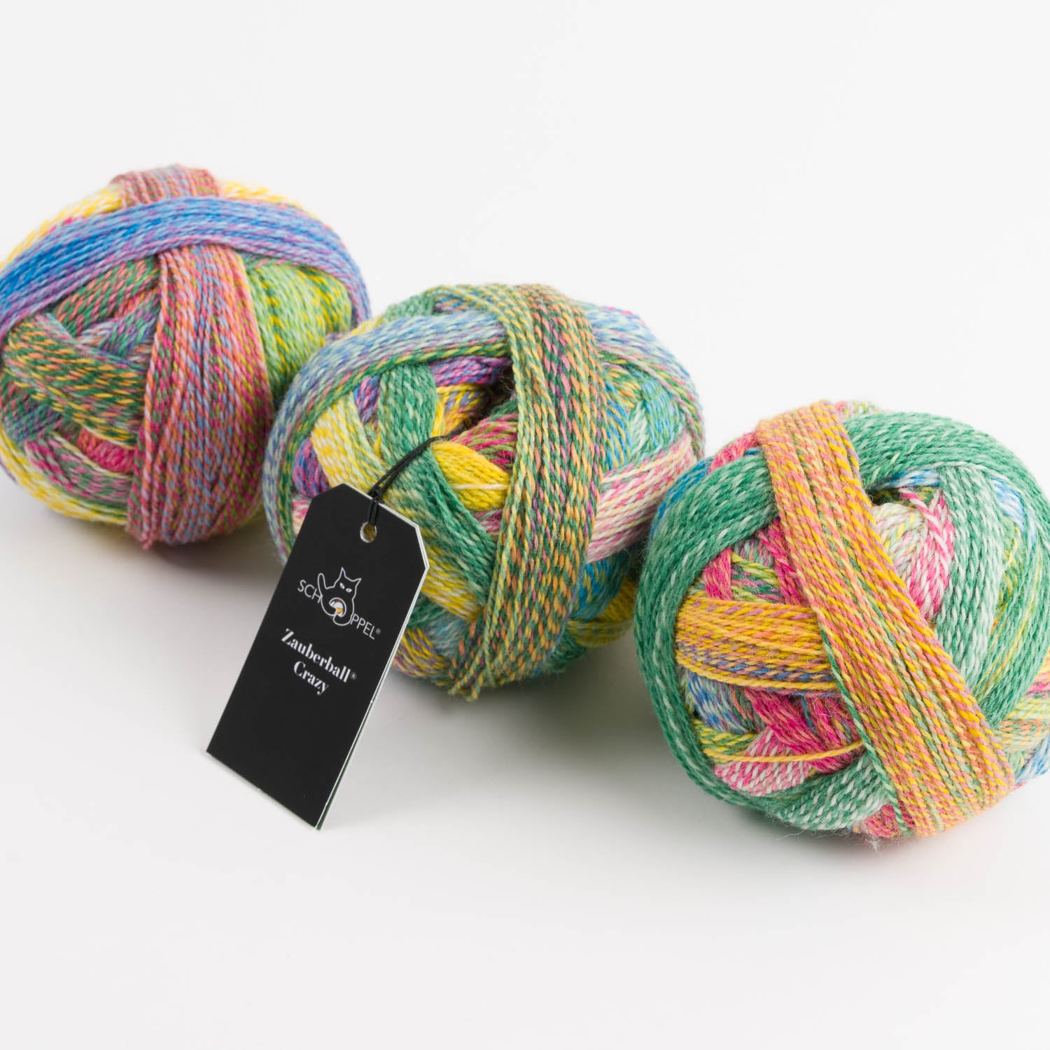 Schoppel-Wolle ZAUBERBALL CRAZY - MALERWINKEL Merino wool Nylon Light Fingering rainbow Yarn