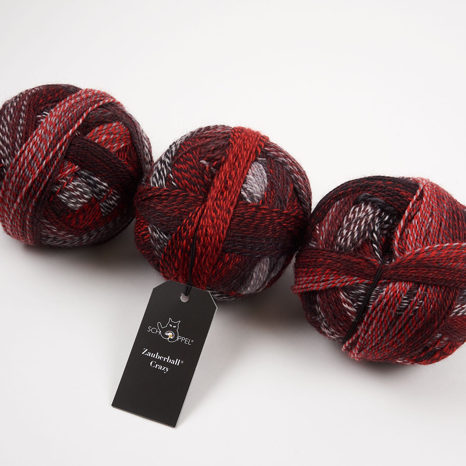 Schoppel-Wolle ZAUBERBALL CRAZY - MARSEXPERIMENT Merino wool Nylon Light Fingering red multicolour Yarn