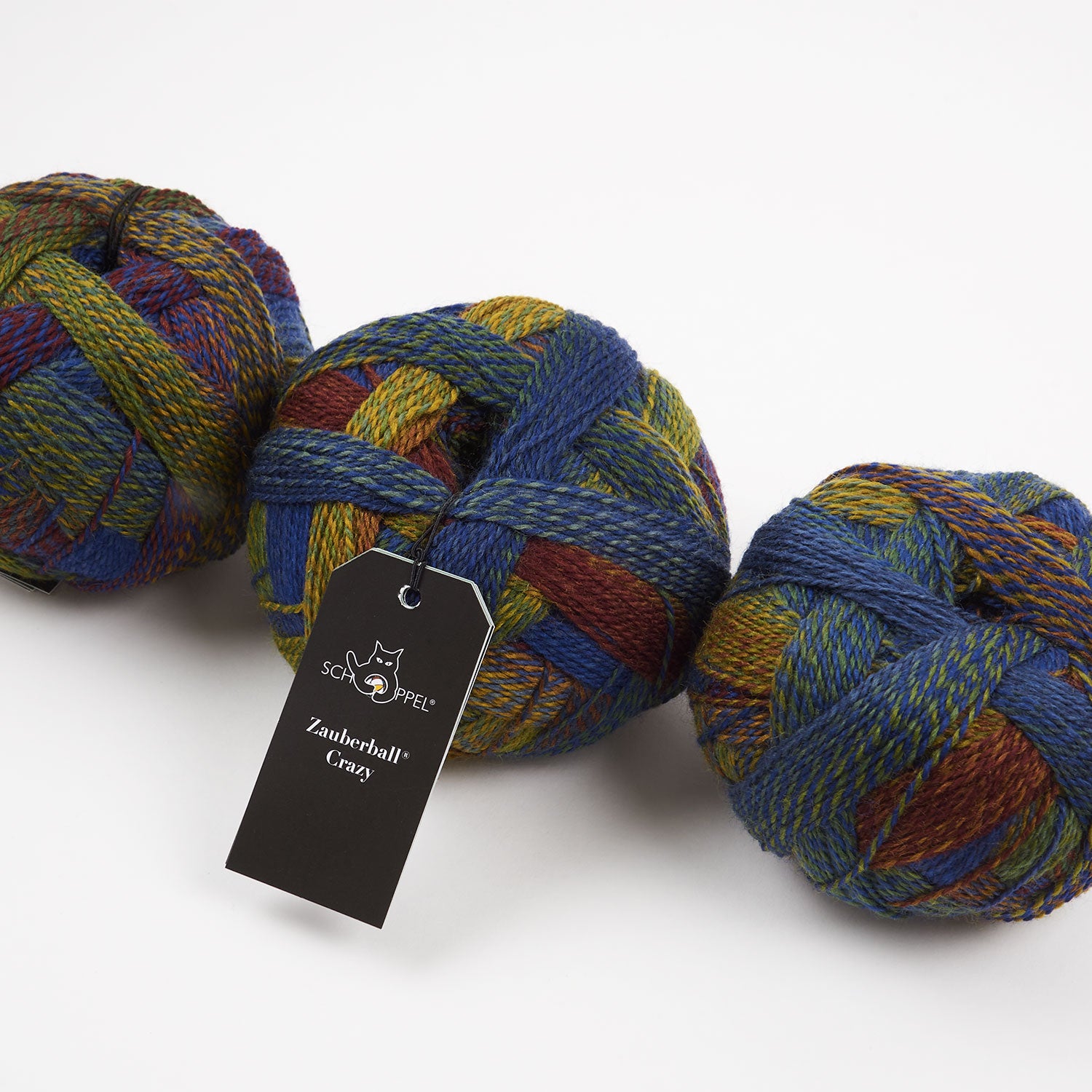 Schoppel-Wolle ZAUBERBALL CRAZY - MEILENSTEIN Merino wool Nylon Light Fingering rainbow Yarn