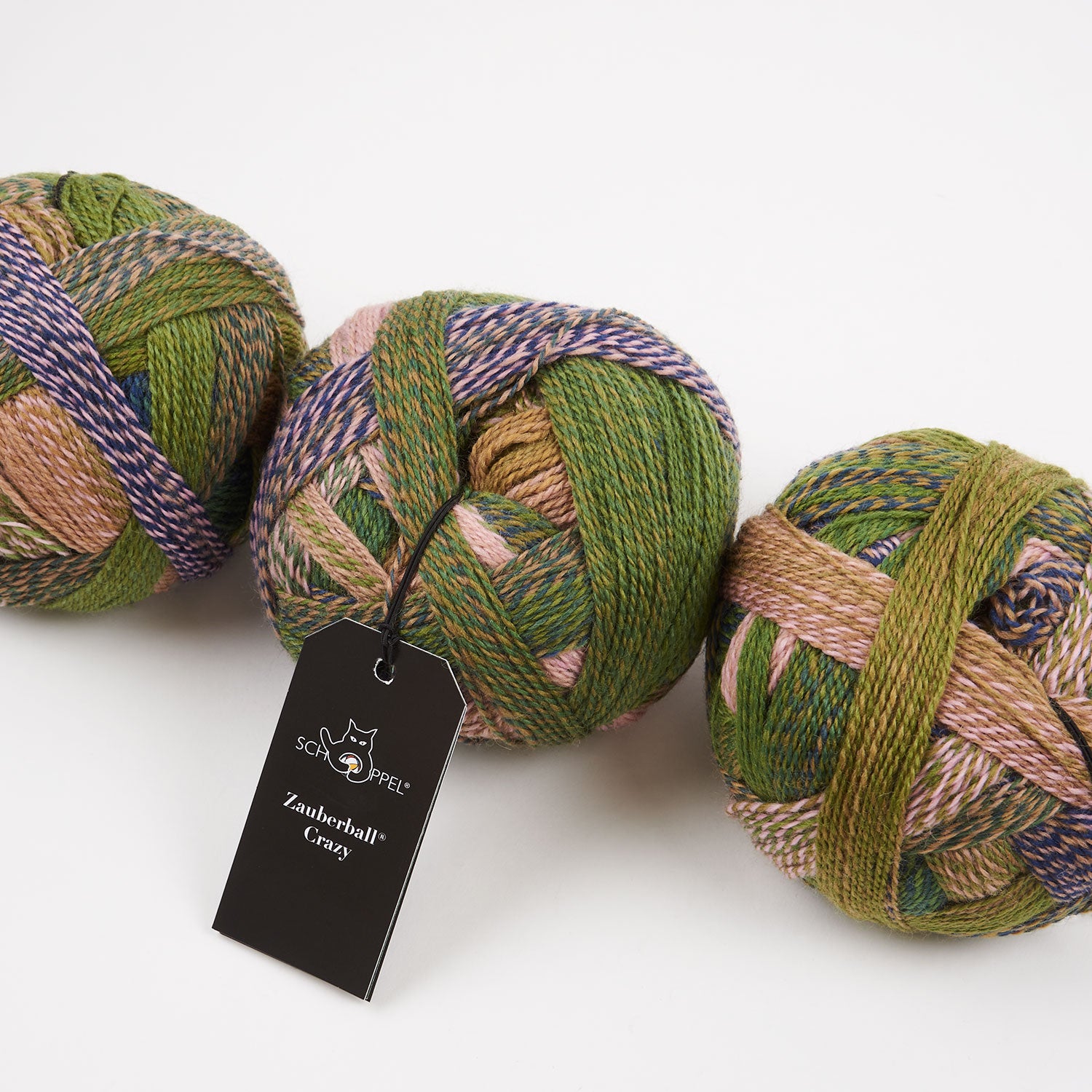 Schoppel-Wolle ZAUBERBALL CRAZY - STERNSCHNUPPE Merino wool Nylon Light Fingering green multicolour Yarn