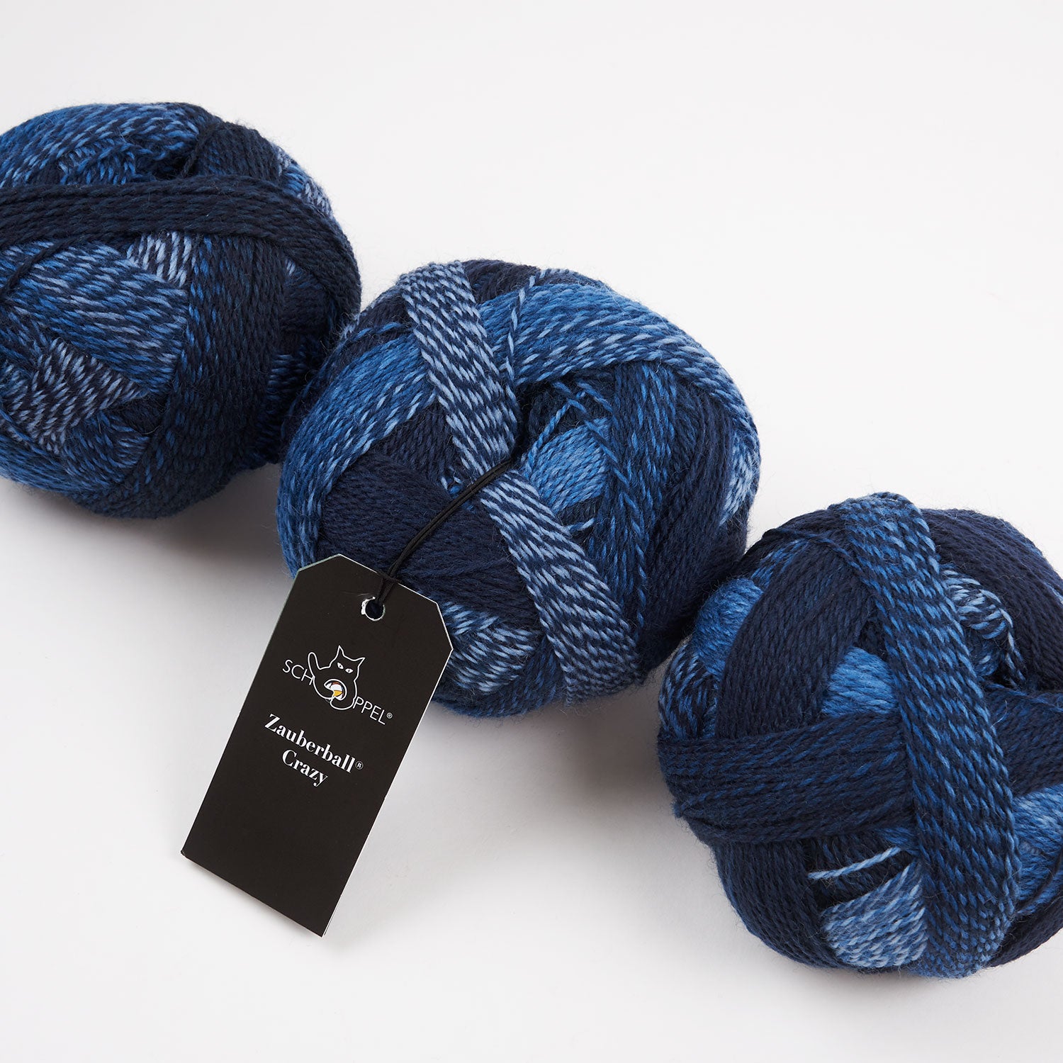 Schoppel-Wolle ZAUBERBALL CRAZY - STONE WASHED Merino wool Nylon Light Fingering blue Yarn