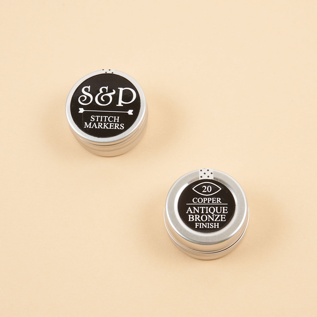 MARQUISE BRONZE STITCH MARKERS 20 PCS