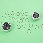 Stephen & Penelope Notions ROUND LG BRONZE STITCH MARKERS 20 PCS Tools