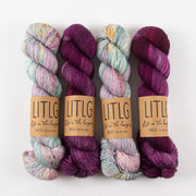 Life in The Long Grass ROSE GARNET Merino wool Fingering Quick Kits