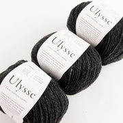 De Rerum Natura ULYSSE - FUSAIN Merino wool Sport black grey Yarn