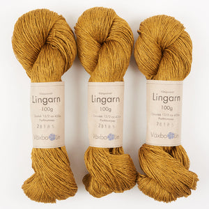 Växbo Lin LINGARN - 21 UMBRA Linen Light Fingering brown Yarn