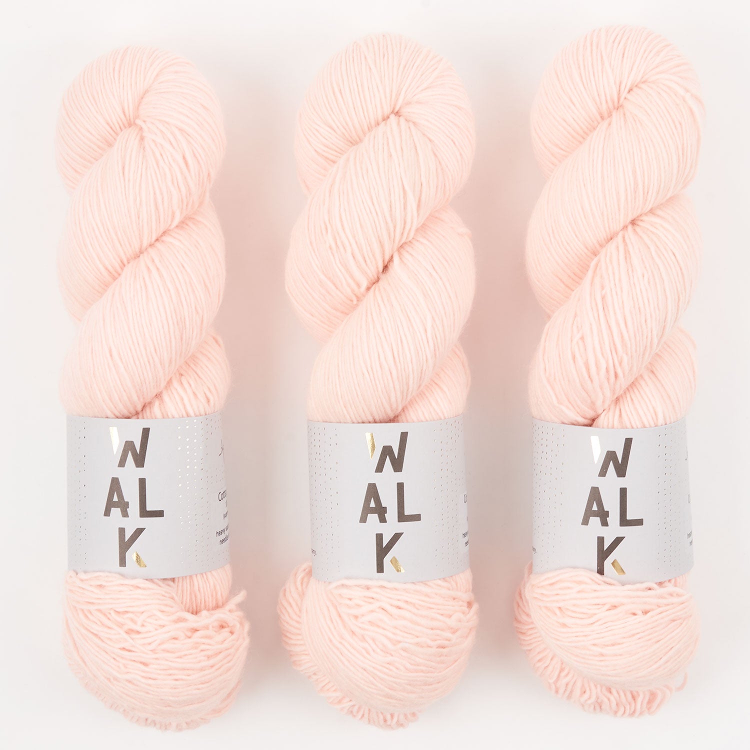 WALK Collection COTTAGE MERINO - APRICOT Merino wool Fingering pink Yarn