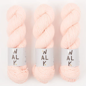 WALK Collection COTTAGE MERINO - APRICOT Merino wool Fingering pink Yarn