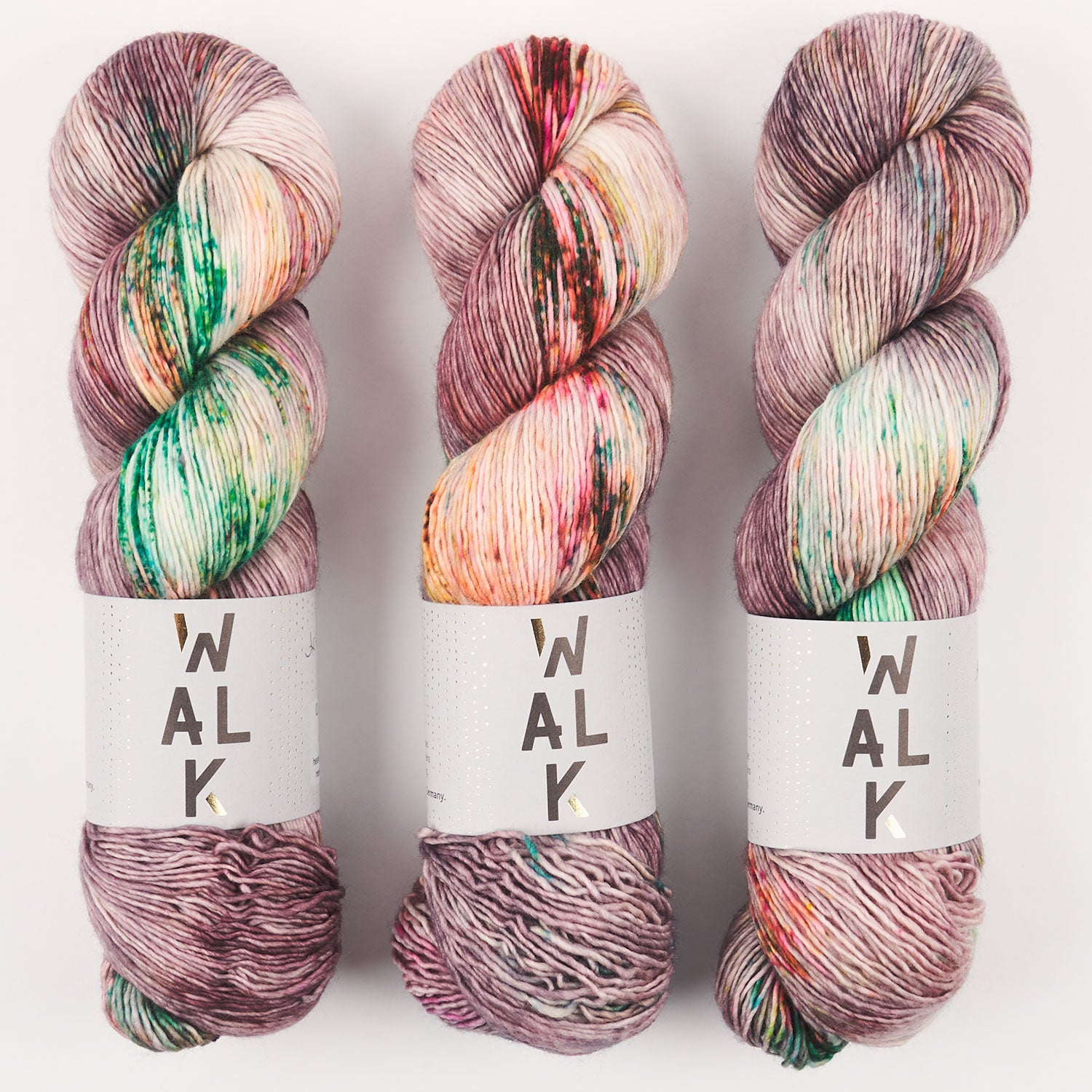 WALK Collection COTTAGE MERINO - ART NOUVEAU Merino wool Fingering multicolour purple Yarn