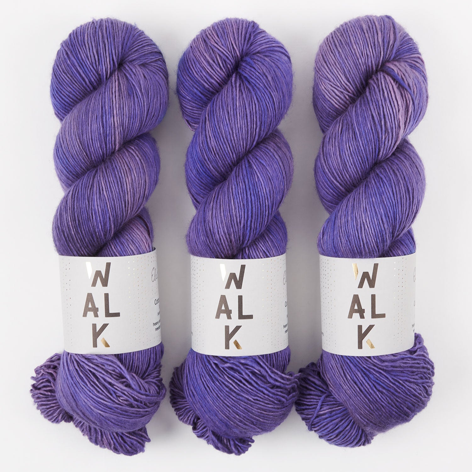 WALK Collection COTTAGE MERINO - ELECTRA Merino wool Fingering purple Yarn