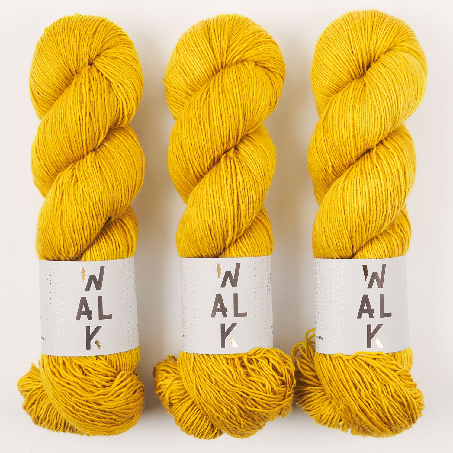 WALK Collection COTTAGE MERINO - GOLDENROD Merino wool Fingering yellow Yarn