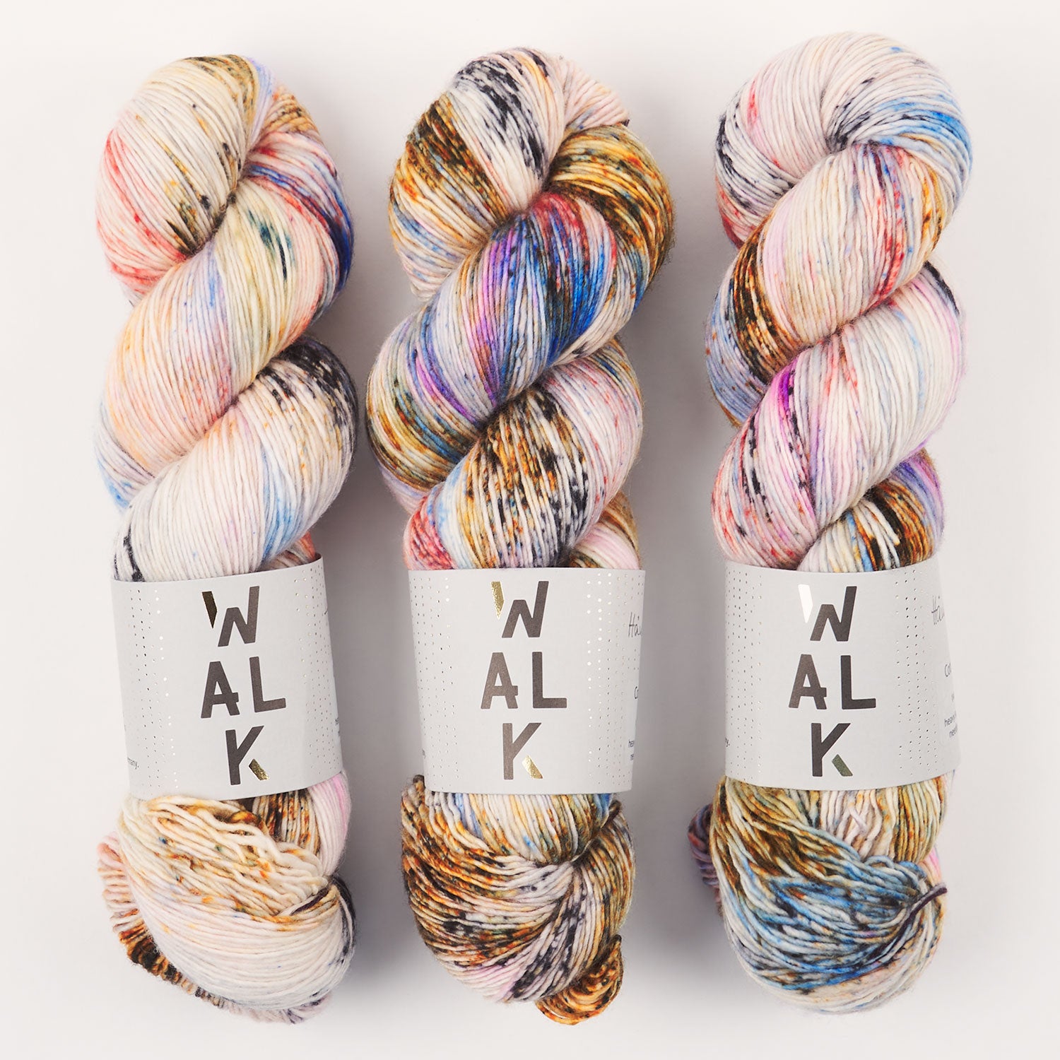 WALK Collection COTTAGE MERINO - HANSEL & GRETEL Merino wool Fingering pink multicolour Yarn