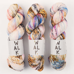 WALK Collection COTTAGE MERINO - HANSEL & GRETEL Merino wool Fingering pink multicolour Yarn