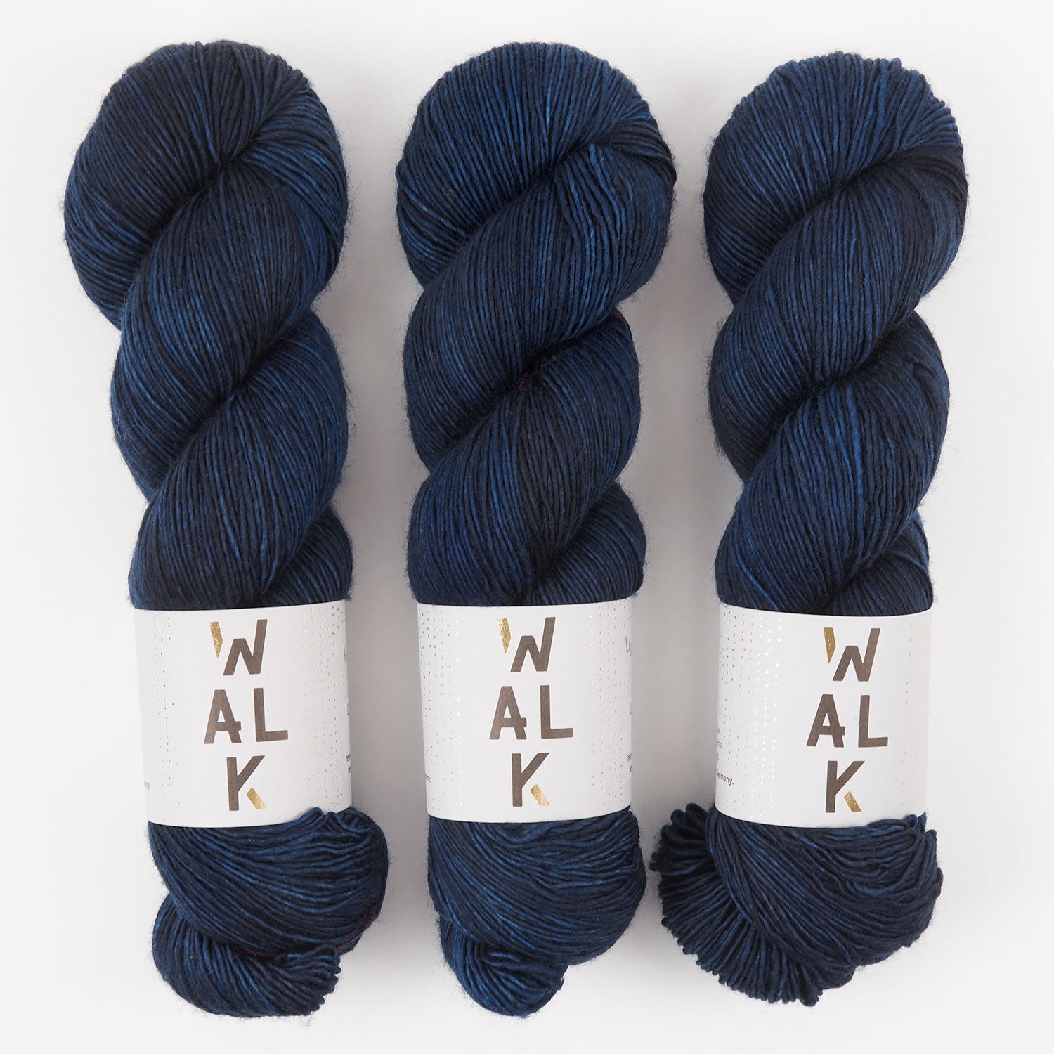 WALK Collection COTTAGE MERINO - MARINE Merino wool Fingering blue Yarn