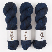 WALK Collection COTTAGE MERINO - MARINE Merino wool Fingering blue Yarn