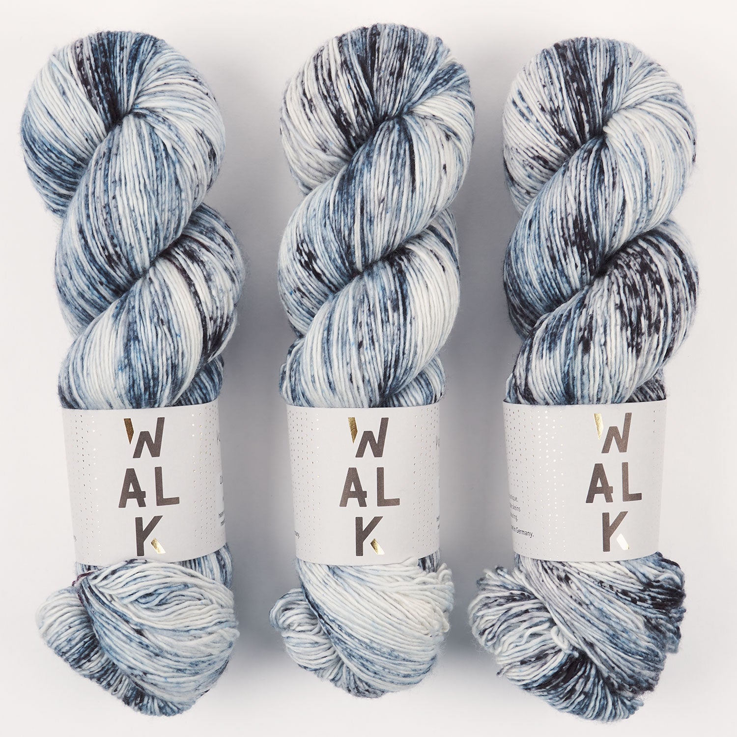 WALK Collection COTTAGE MERINO - MOONWALKER Merino wool Fingering blue Yarn