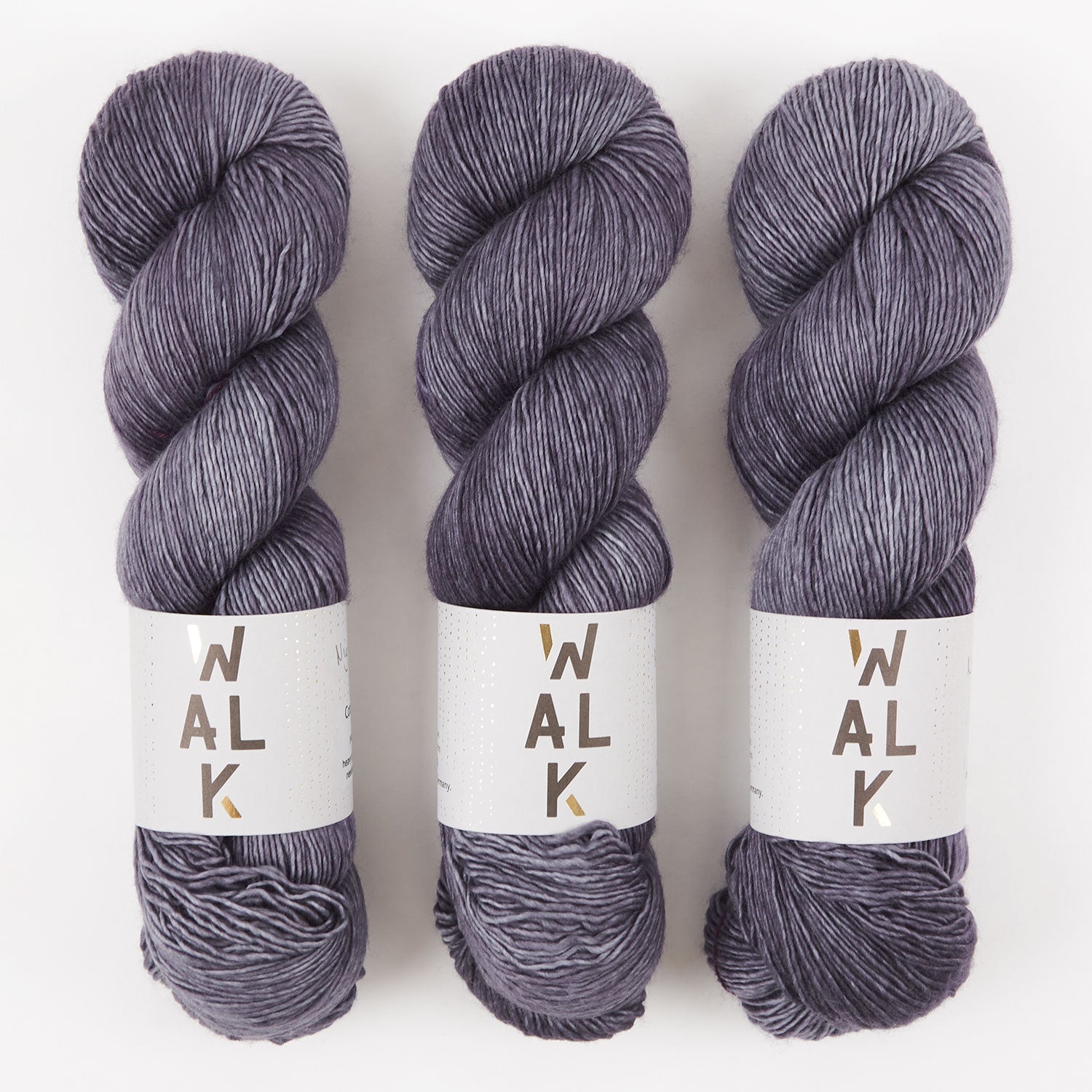 WALK Collection COTTAGE MERINO - NIGHTSHADE Merino wool Fingering grey purple Yarn
