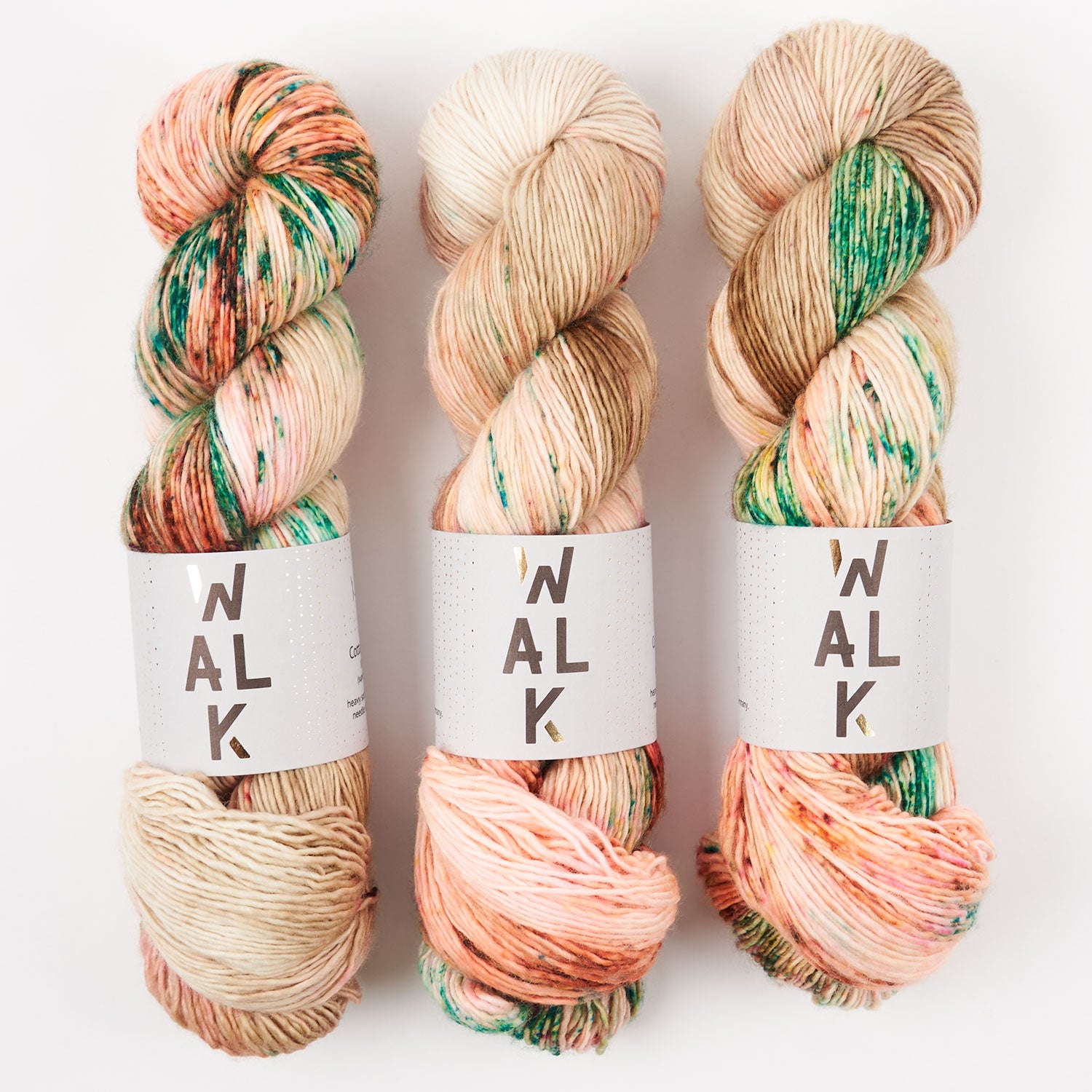 WALK Collection COTTAGE MERINO - NOMAD Merino wool Fingering beige multicolour Yarn