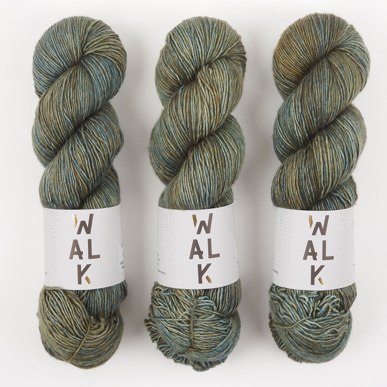 WALK Collection COTTAGE MERINO - PATINA Merino wool Fingering green Yarn