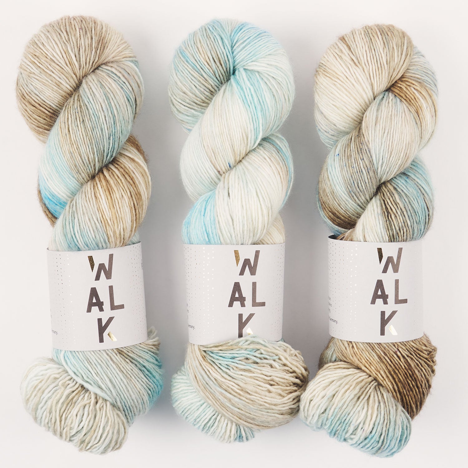 WALK Collection COTTAGE MERINO - PERMAFROST Merino wool Fingering grey multicolour Yarn