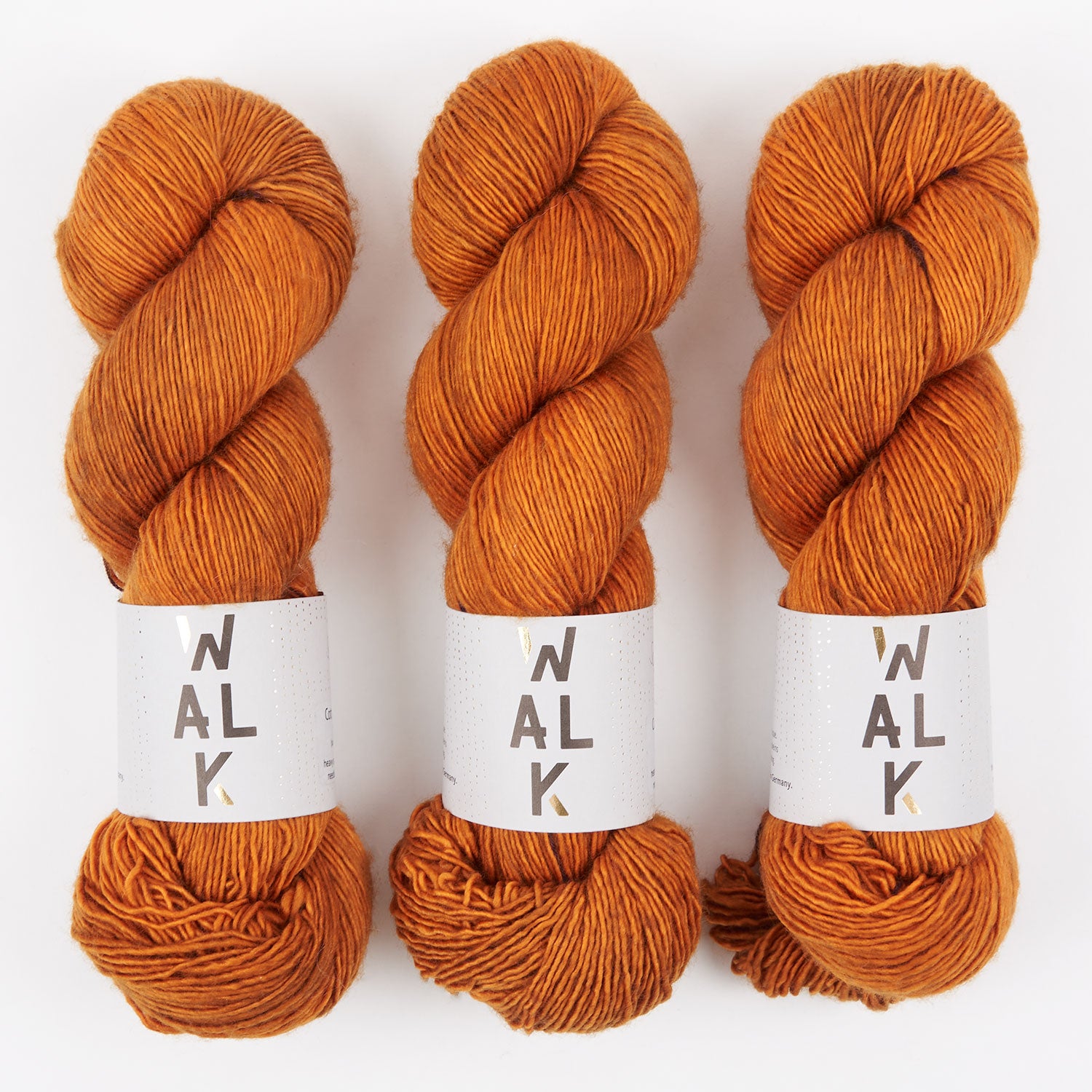 WALK Collection COTTAGE MERINO - SQUIRREL Merino wool Fingering orange Yarn