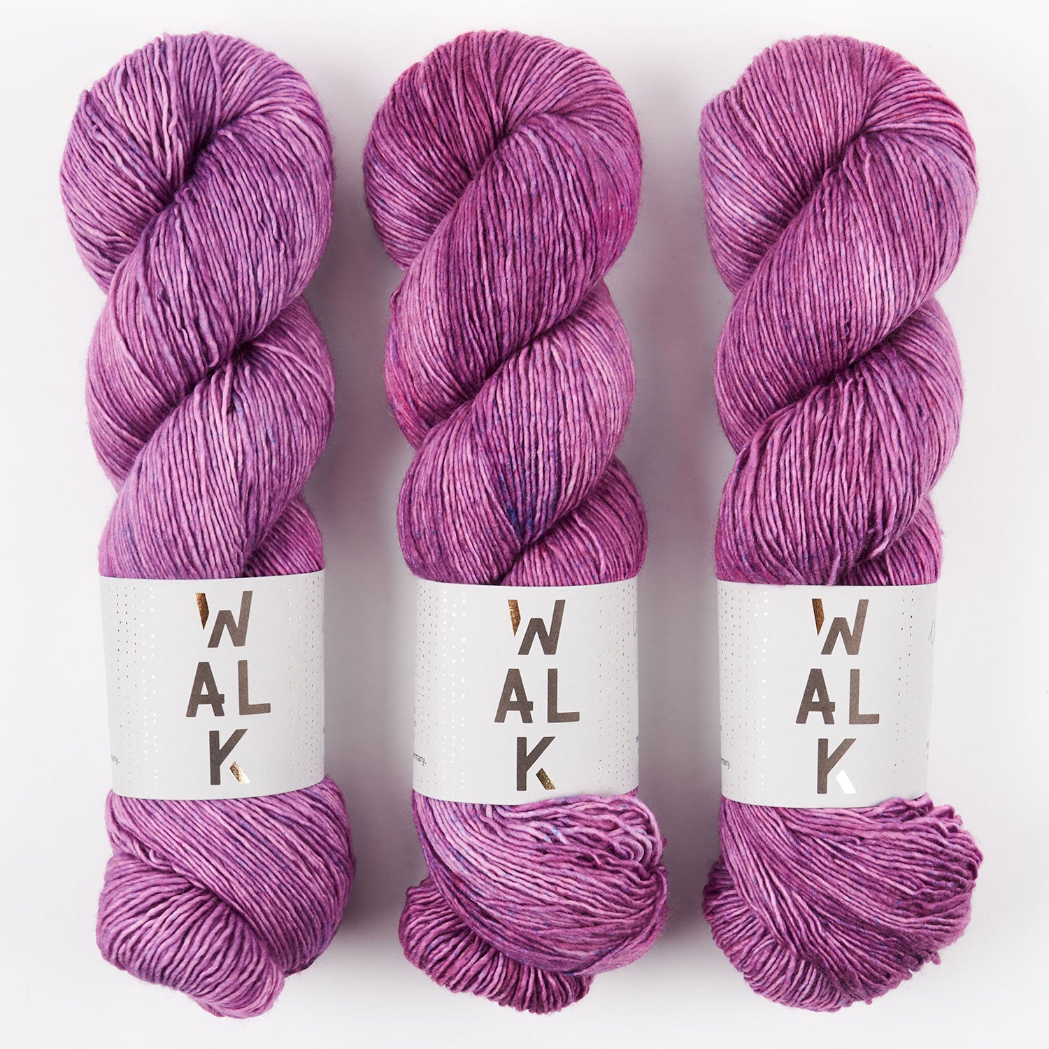 WALK Collection COTTAGE MERINO - VIVID VIOLET Merino wool Fingering pink Yarn