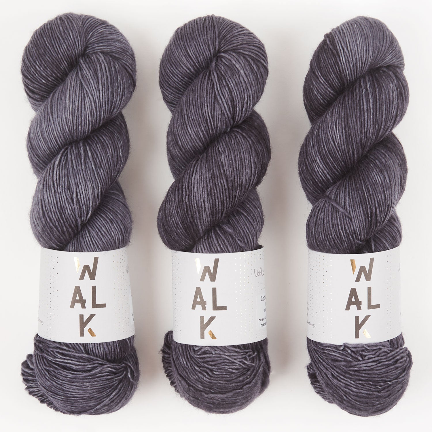 WALK Collection COTTAGE MERINO - VOLCANIC SAND Merino wool Fingering grey Yarn