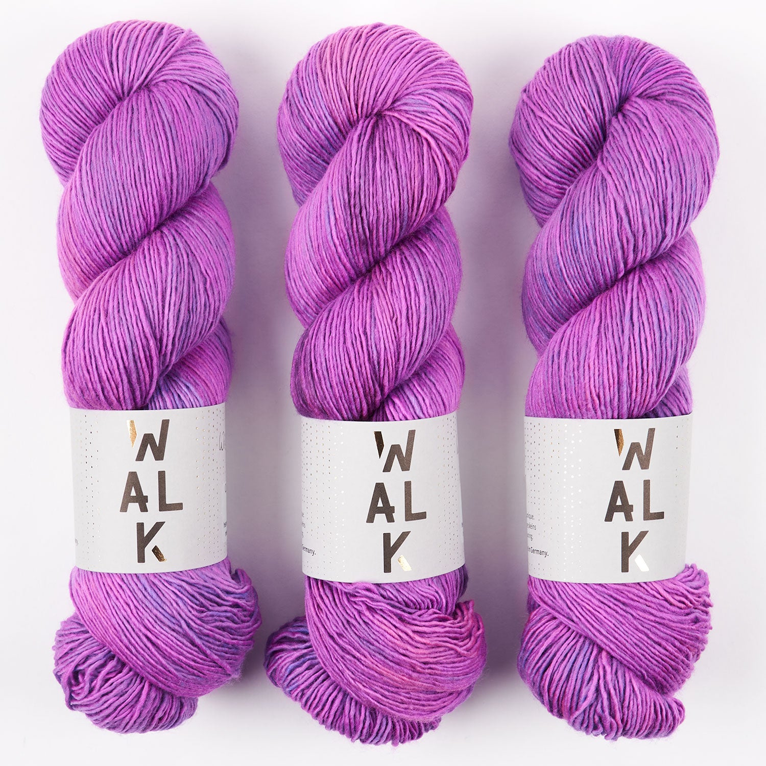 WALK Collection COTTAGE MERINO - WILD ORCHID Merino wool Fingering purple Yarn