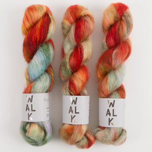 WALK Collection KID MOHAIR LACE - PAPAGENO Mohair Silk Lace multicolour Yarn